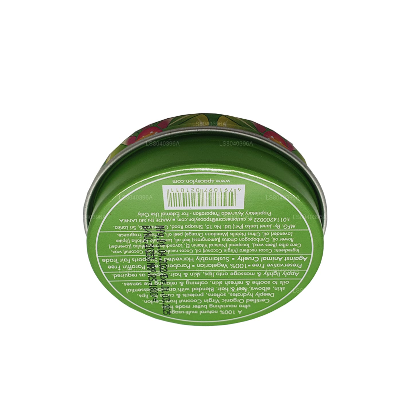 Spa Ceylon, burro naturale alla citronella, mandarino e cocco vergine (25 g)