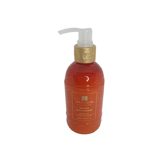 Lozione per mani e corpo Spa Ceylon Sensual Sandalwood (250ml)