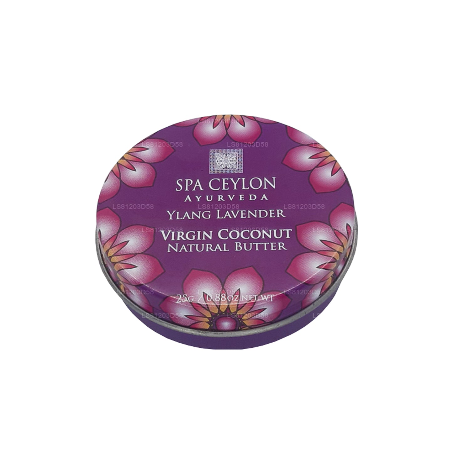 Burro naturale di cocco vergine alla lavanda Ceylon Ylang Spa (25g)