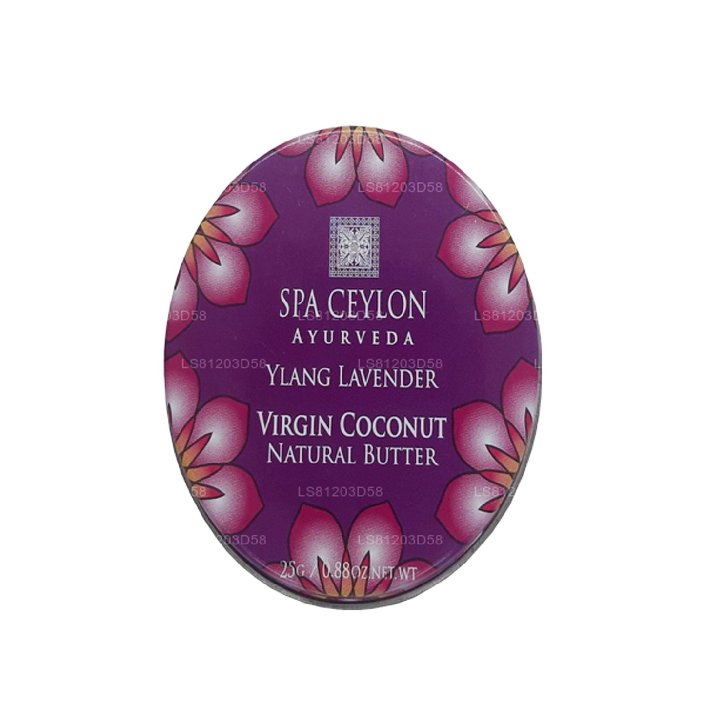 Burro naturale di cocco vergine alla lavanda Ceylon Ylang Spa (25g)