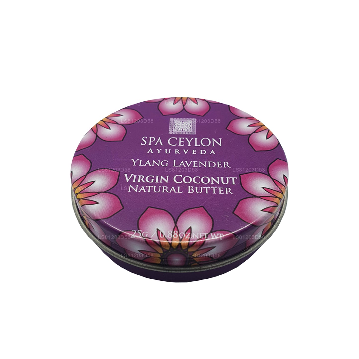 Burro naturale di cocco vergine alla lavanda Ceylon Ylang Spa (25g)