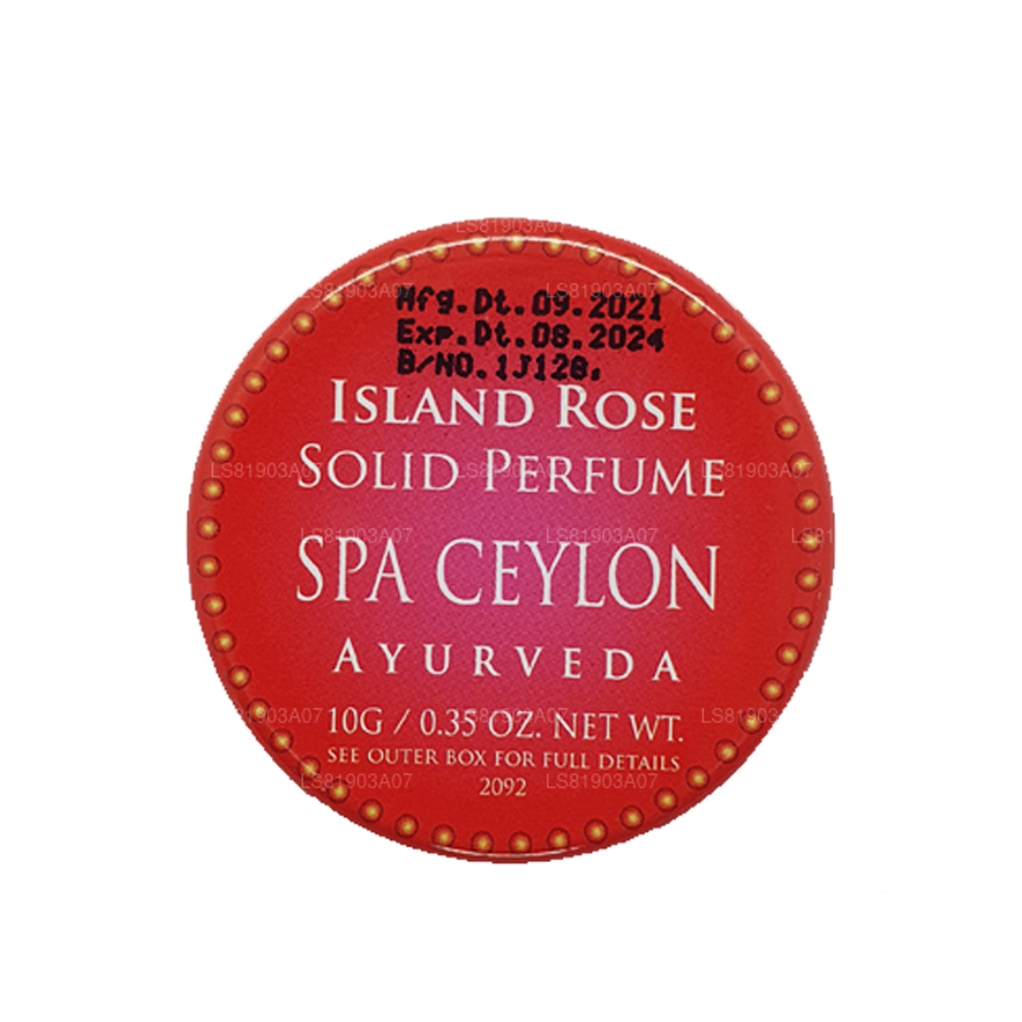 Profumo solido Spa Ceylon Island Rose (10g)
