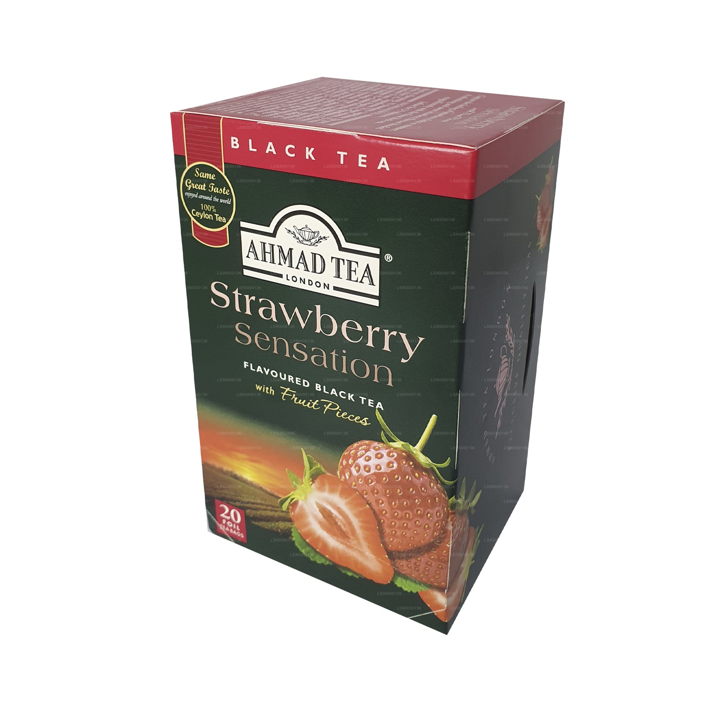 Ahmad Tea Strawberry 20 bustine di tè in alluminio (40 g)