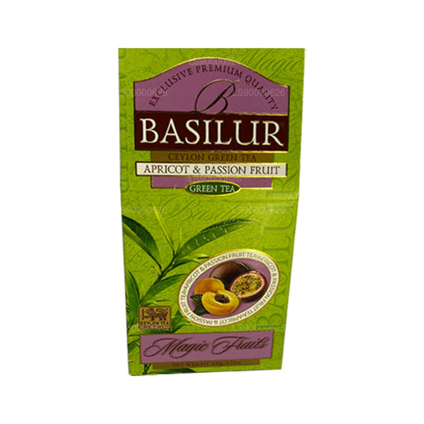 Basilur Magic Green Albicocca e frutto della passione (100g)