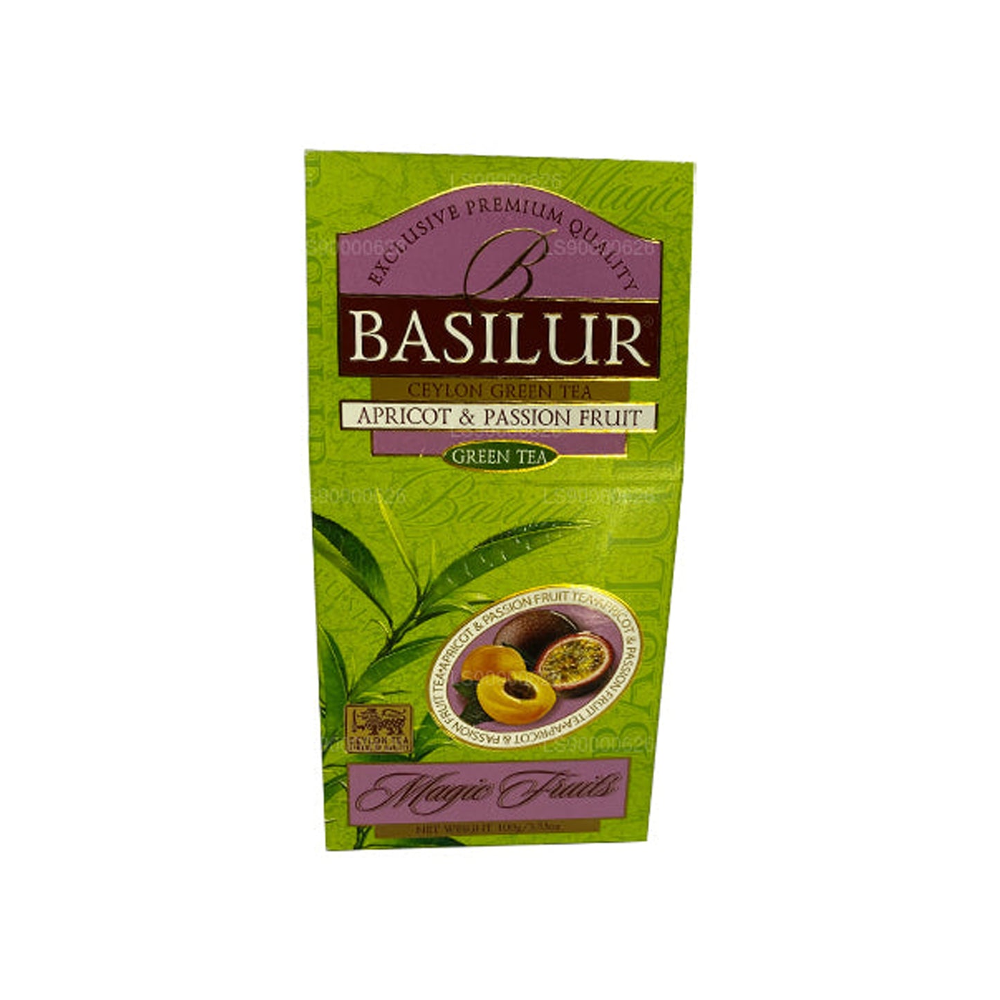 Basilur Magic Green Albicocca e frutto della passione (100g)