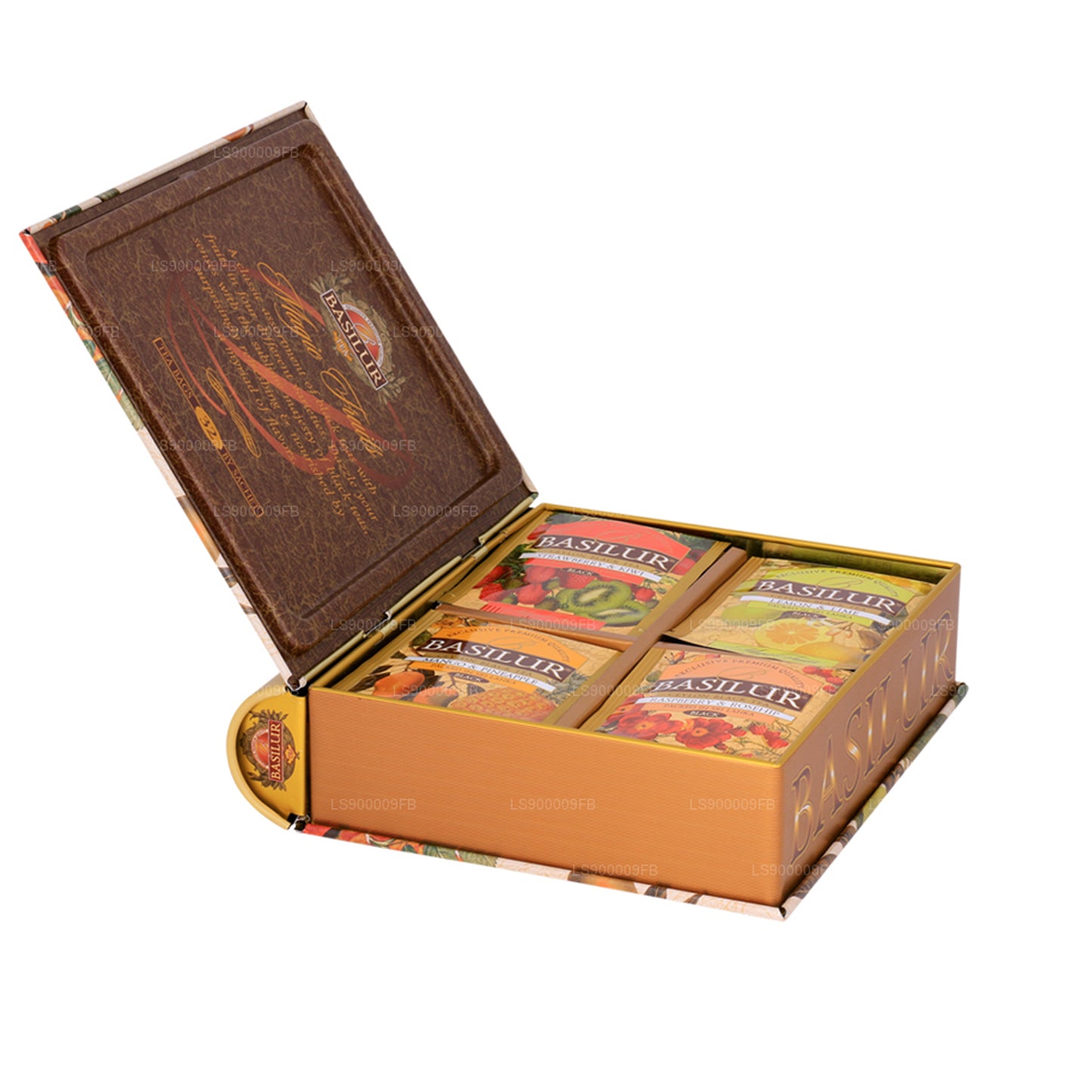 Basilur Tea Book «Magic Fruits Assorted» (64g) Caddy