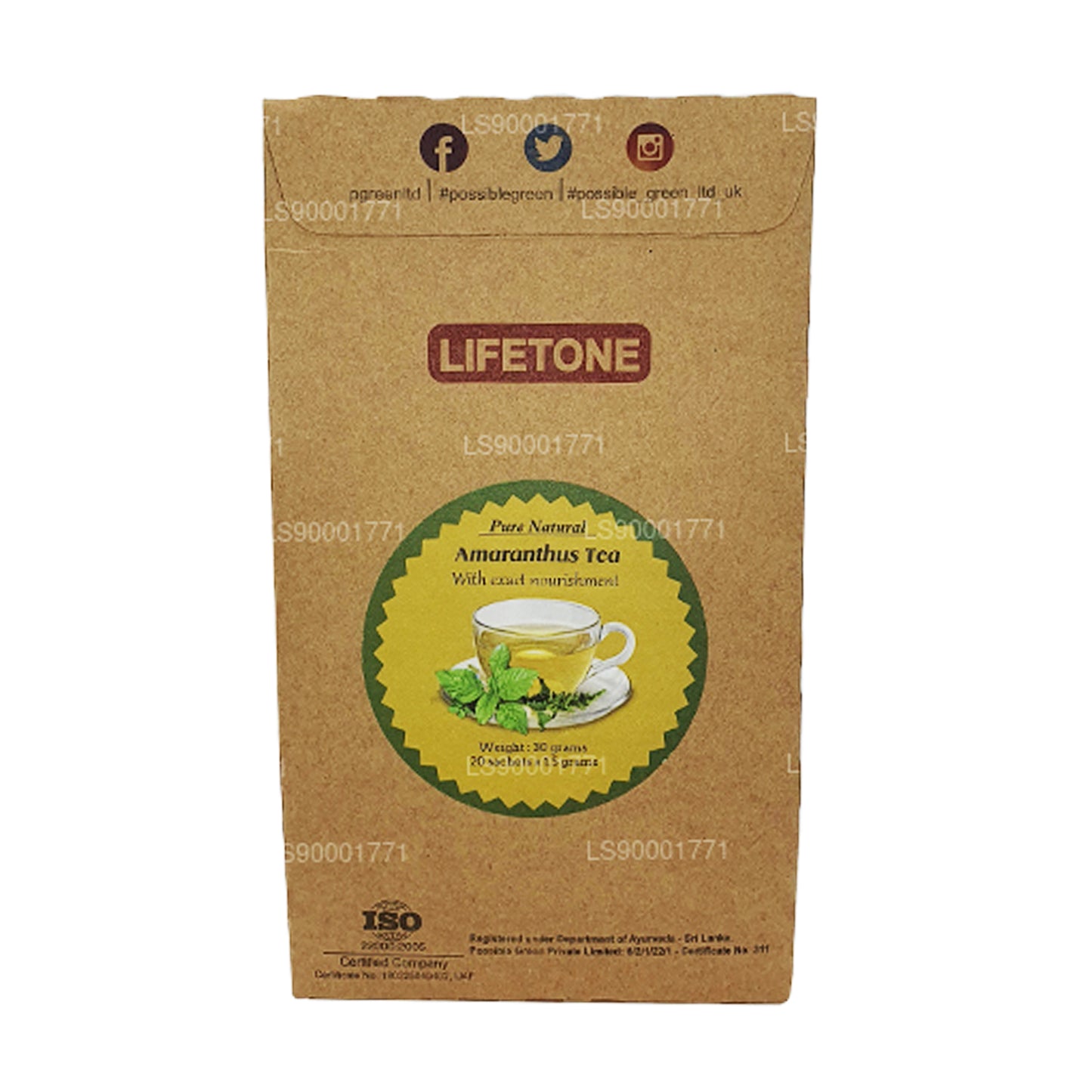 Tè Lifetone Amranthus (30g)