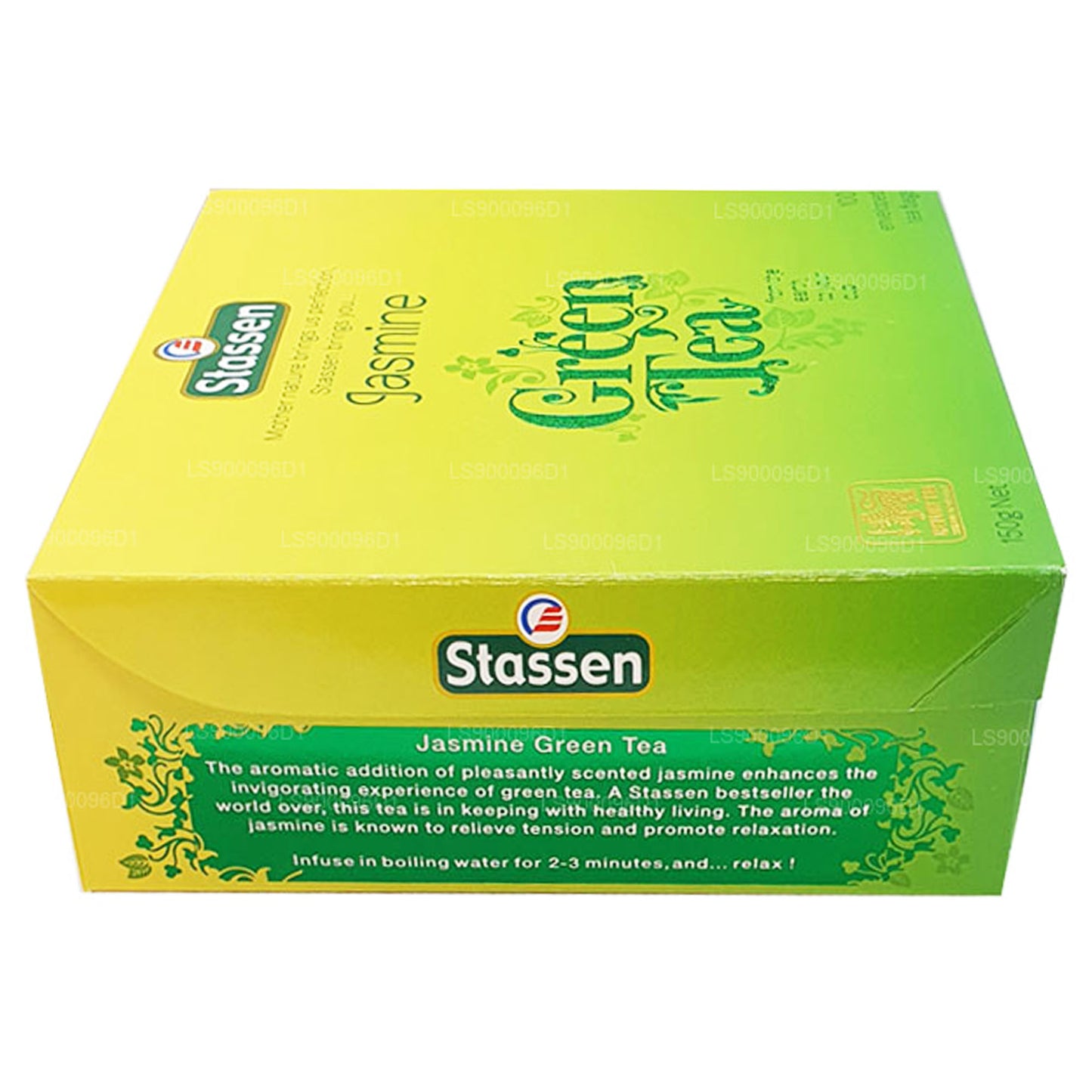 Tè verde Stassen Jasmine (37,5 g) 25 bustine di tè