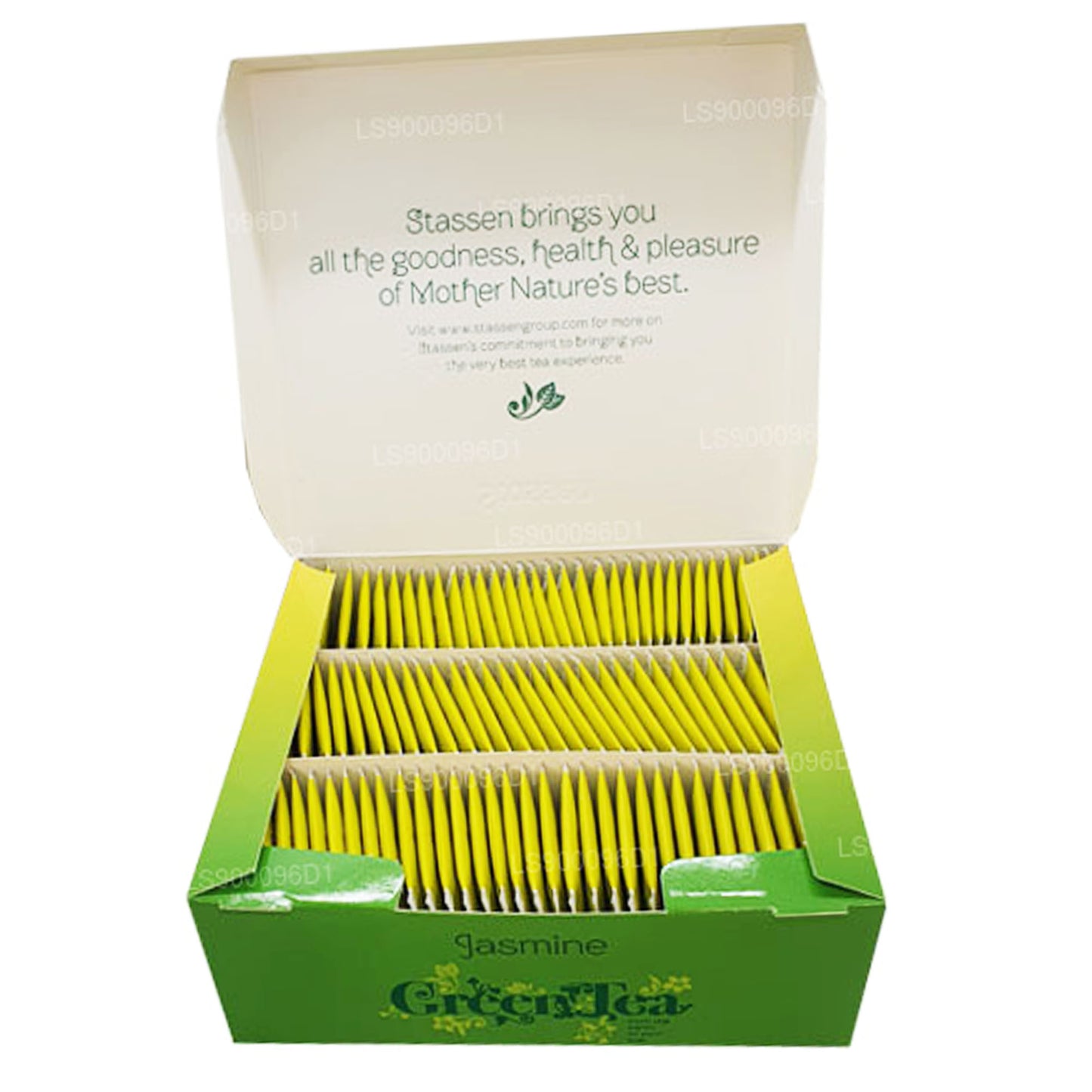 Tè verde al gelsomino Stassen (150 g) 100 bustine di tè