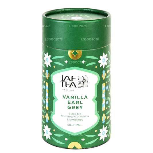 Tè nero Jaf Tea Vanilla Earl Grey aromatizzato con vaniglia e bergamotto (50g)