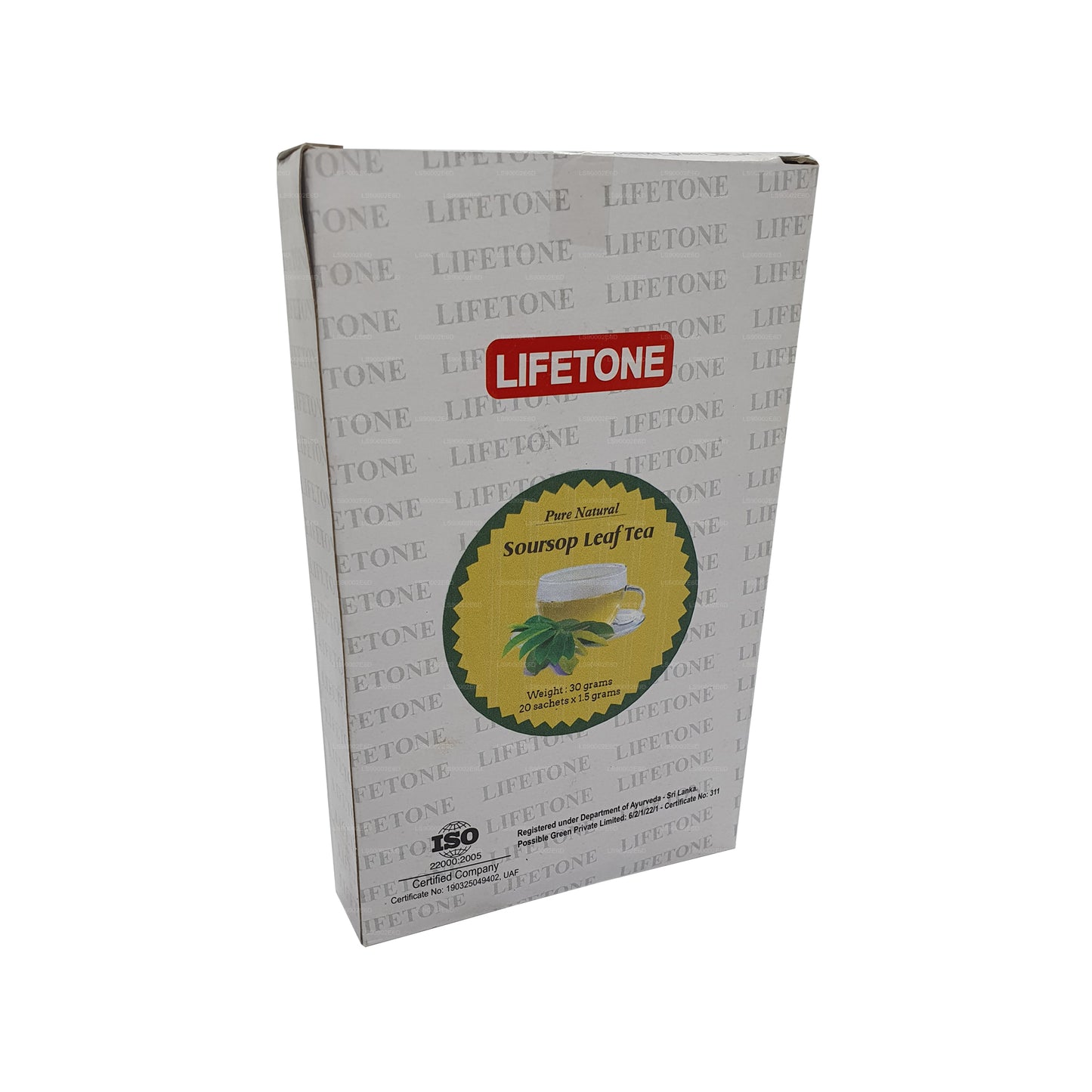 Tè in foglie Lifetone Soursop (30g) 20 bustine di tè