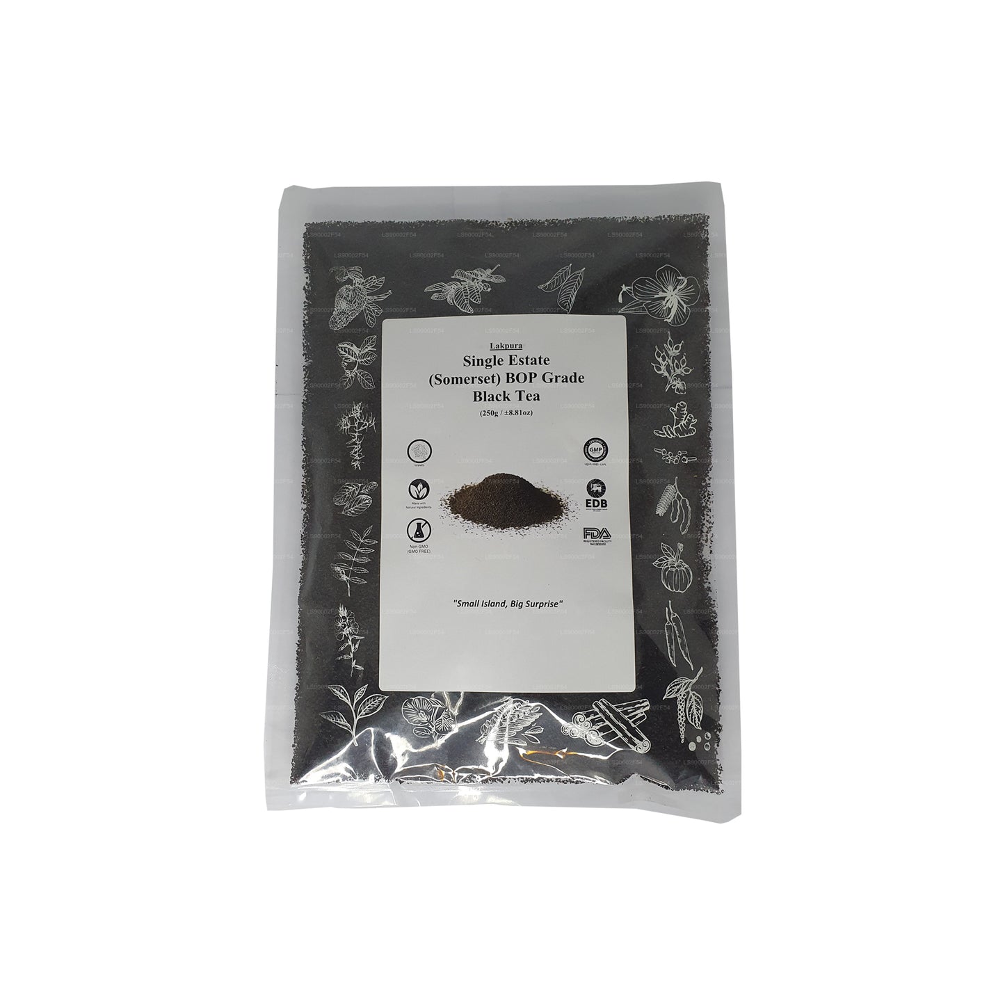 Tè nero di Ceylon di grado BOP Lakpura Single Estate (Somerset) (100 g)