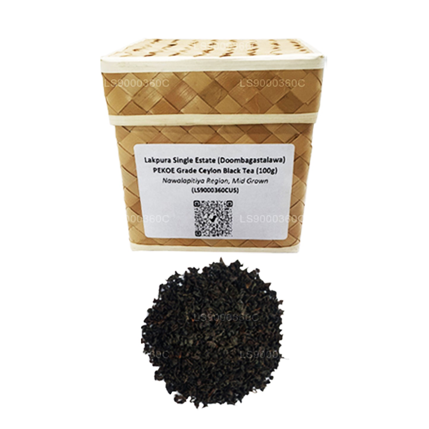 Lakpura Single Estate (Doombagastalawa) Tè nero di Ceylon di grado PEKOE (100 g)