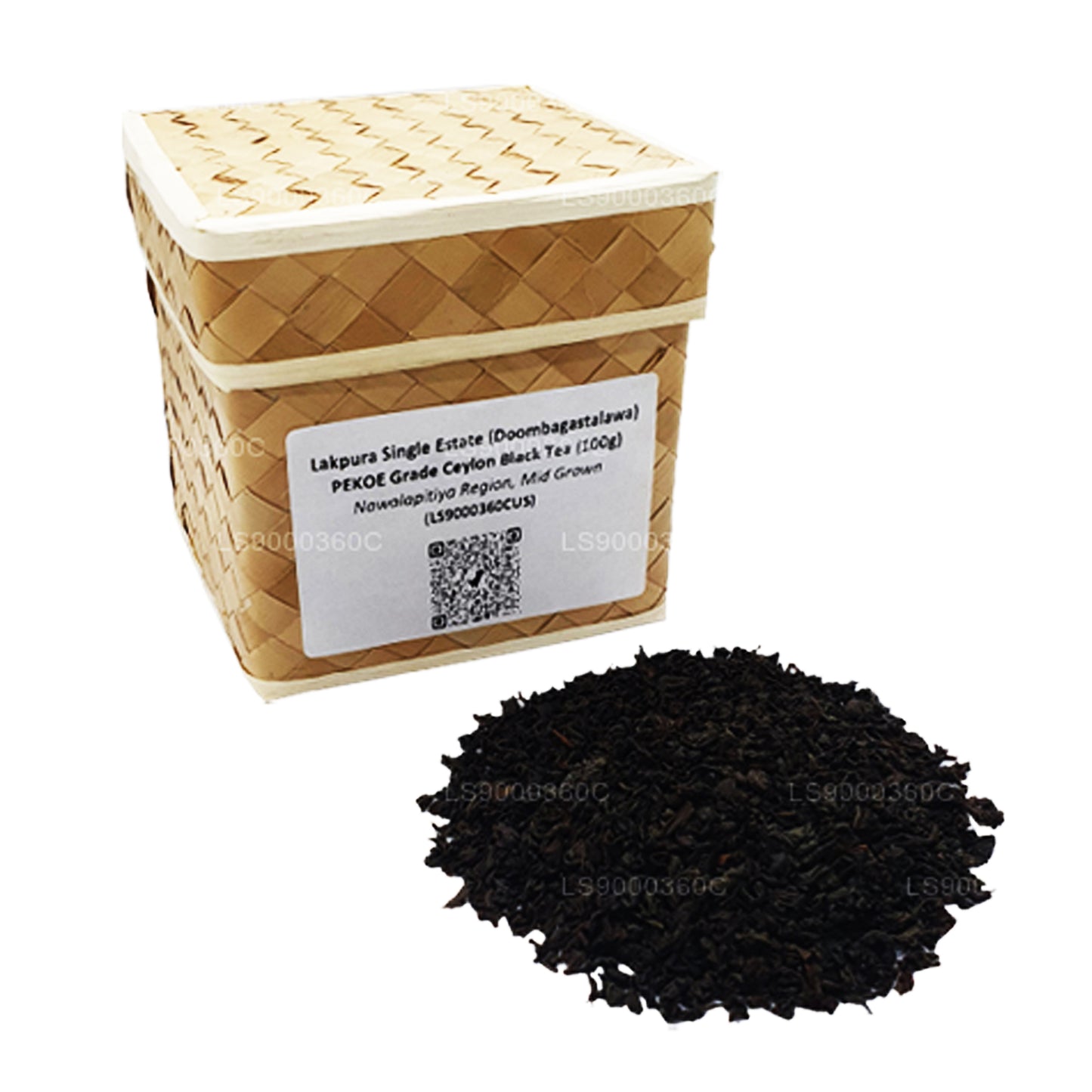 Lakpura Single Estate (Doombagastalawa) Tè nero di Ceylon di grado PEKOE (100 g)