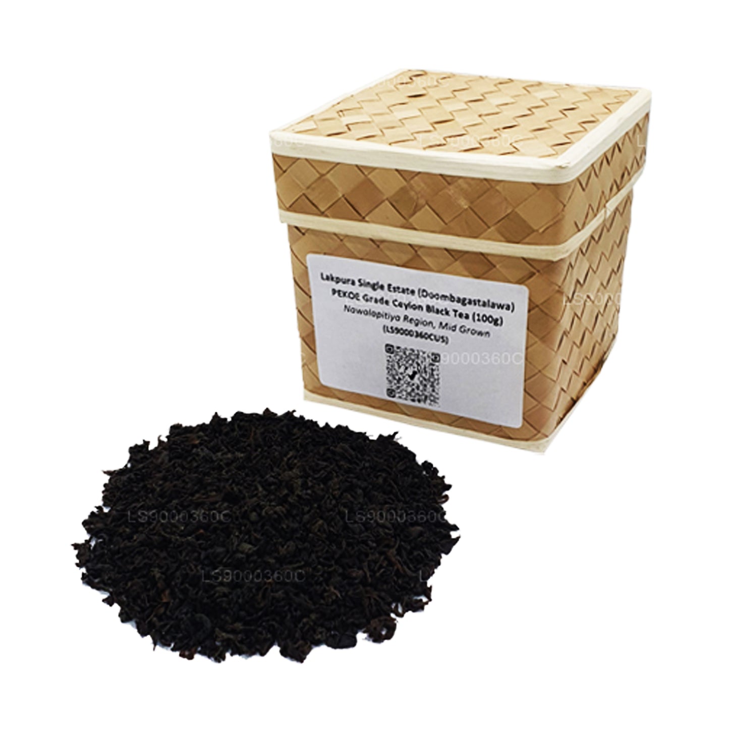 Lakpura Single Estate (Doombagastalawa) Tè nero di Ceylon di grado PEKOE (100 g)