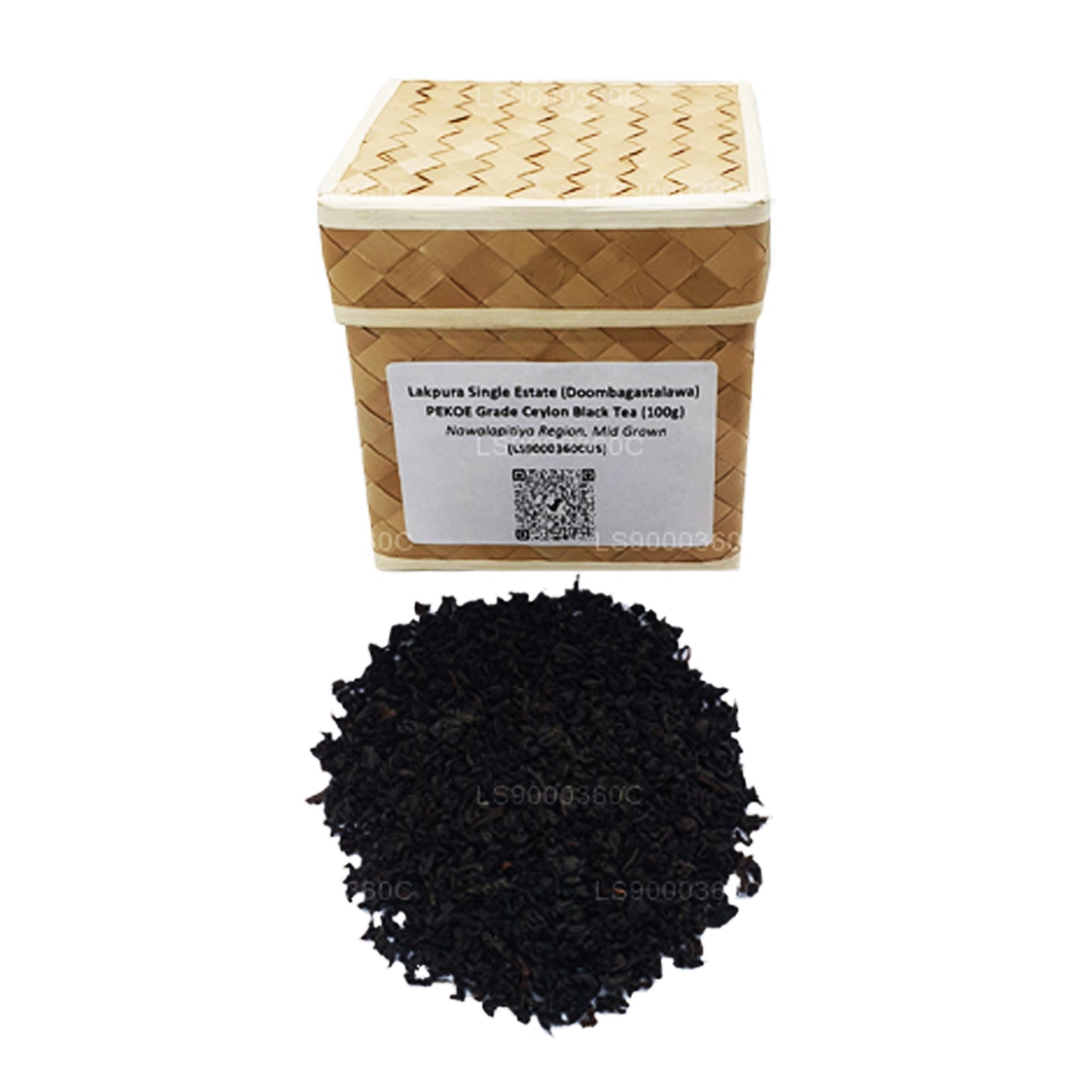 Lakpura Single Estate (Doombagastalawa) Tè nero di Ceylon di grado PEKOE (100 g)