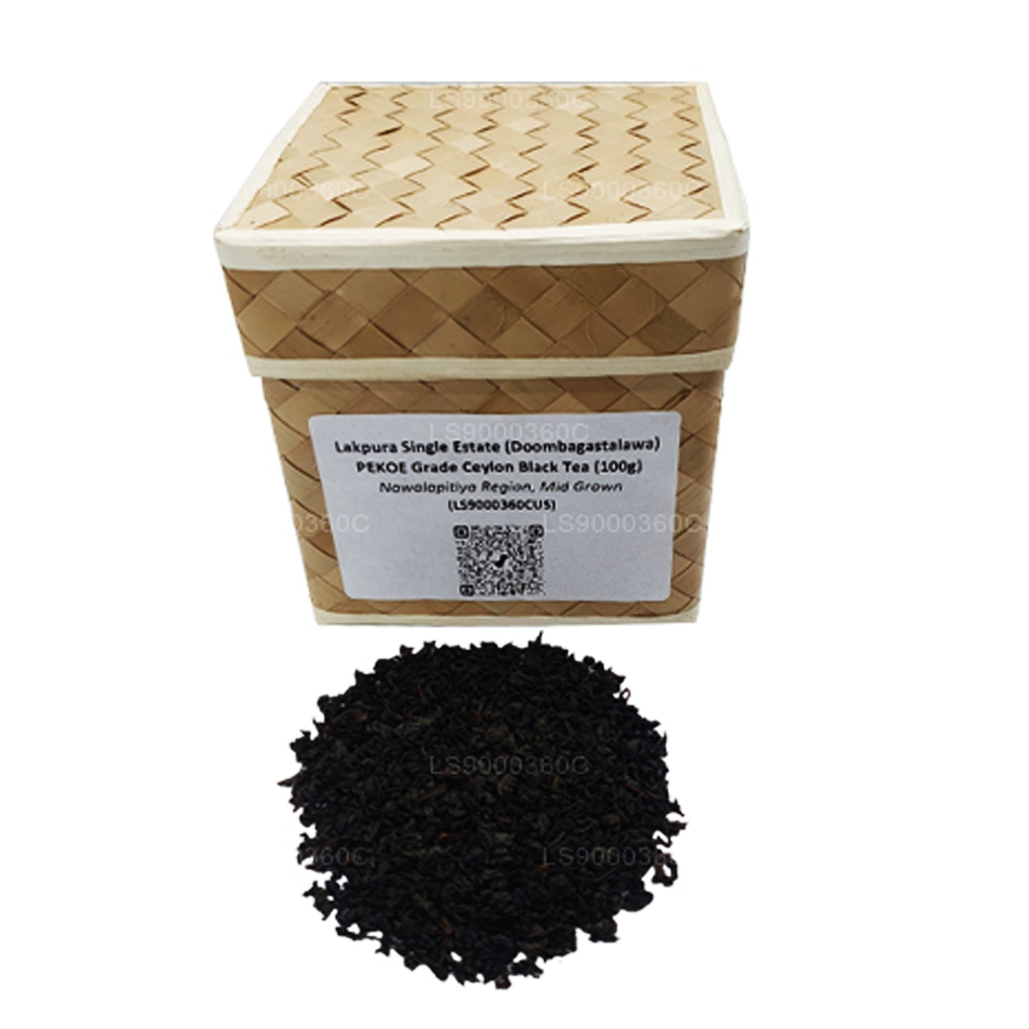 Lakpura Single Estate (Doombagastalawa) Tè nero di Ceylon di grado PEKOE (100 g)