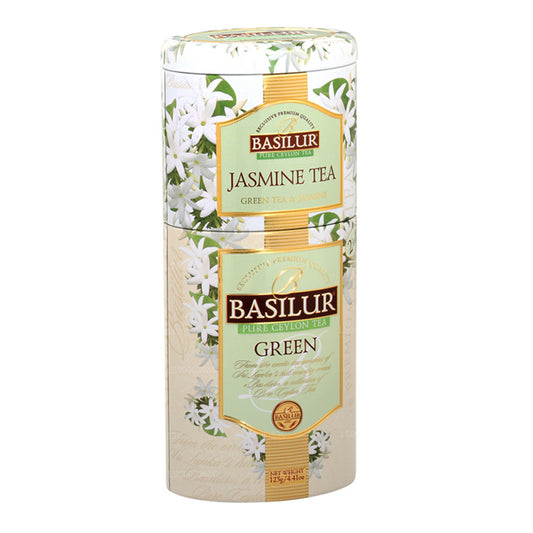 Basilur Fruits and Flowers «Jasmine Tea/Green» (125 g), contenitore