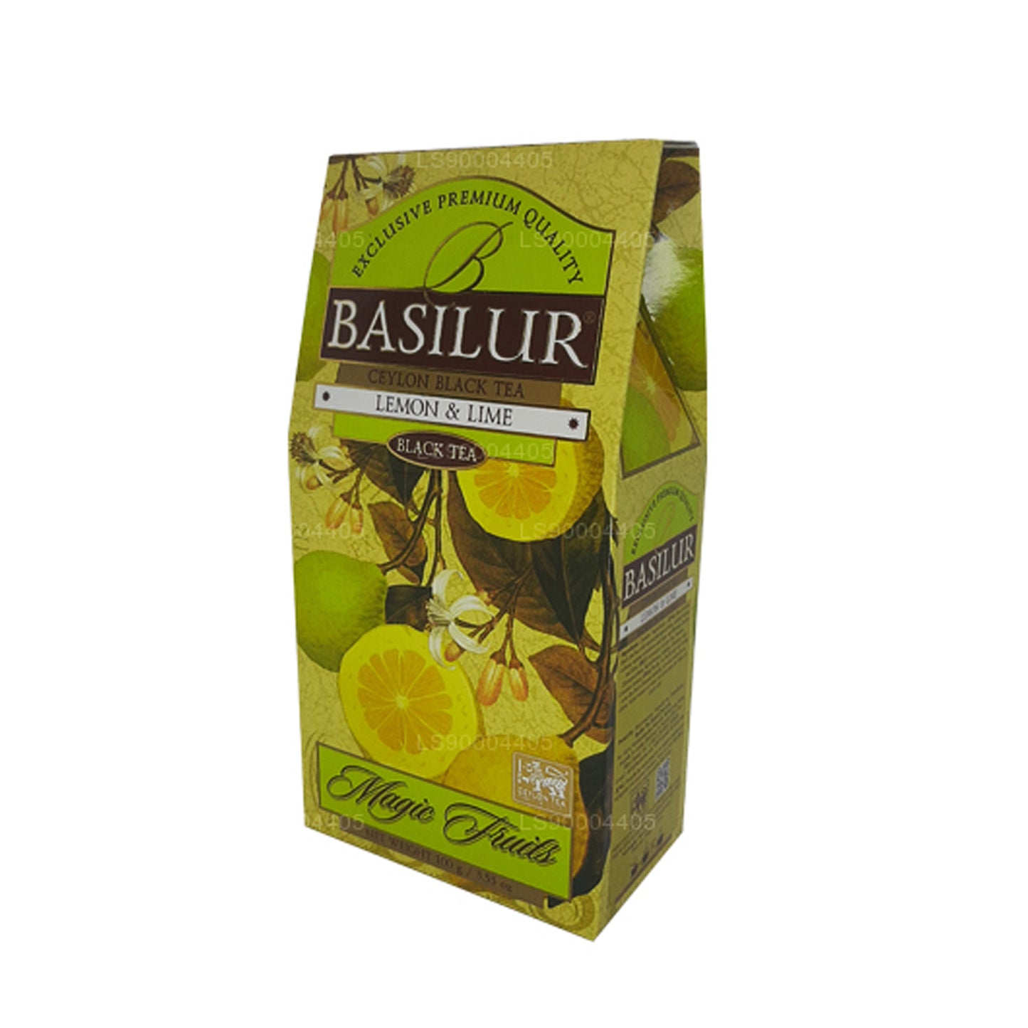 Tè nero di Ceylon Basilur al limone e lime (100g)