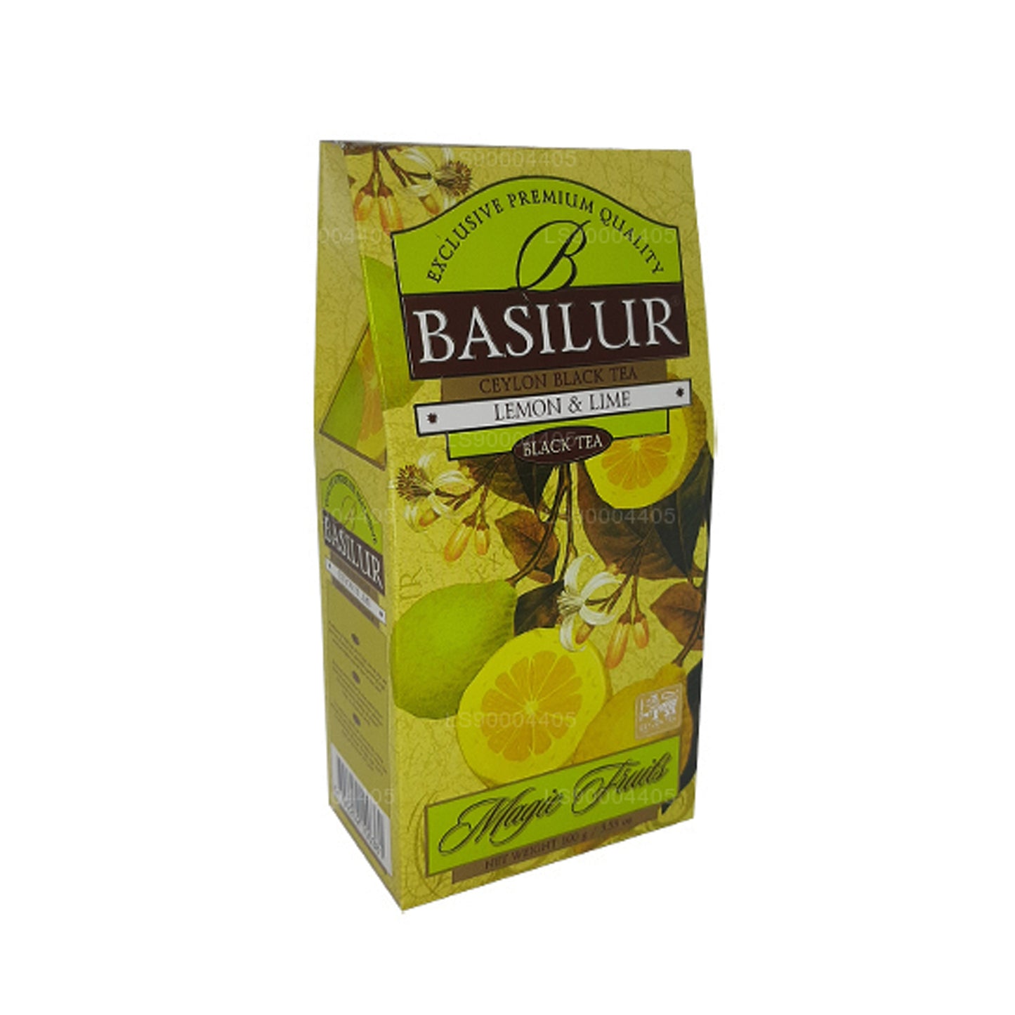 Tè nero di Ceylon Basilur al limone e lime (100g)