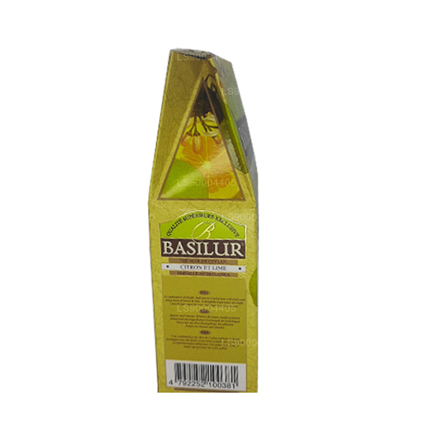 Tè nero di Ceylon Basilur al limone e lime (100g)