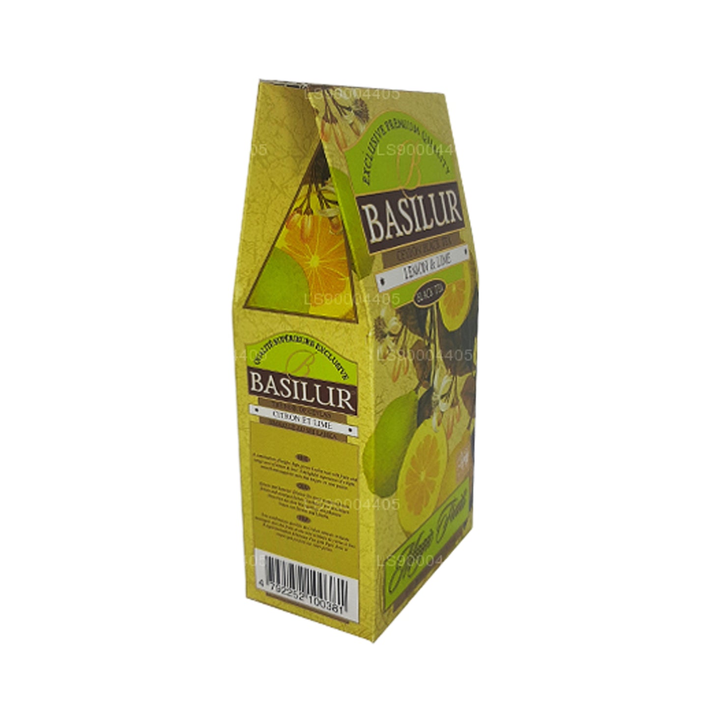 Tè nero di Ceylon Basilur al limone e lime (100g)