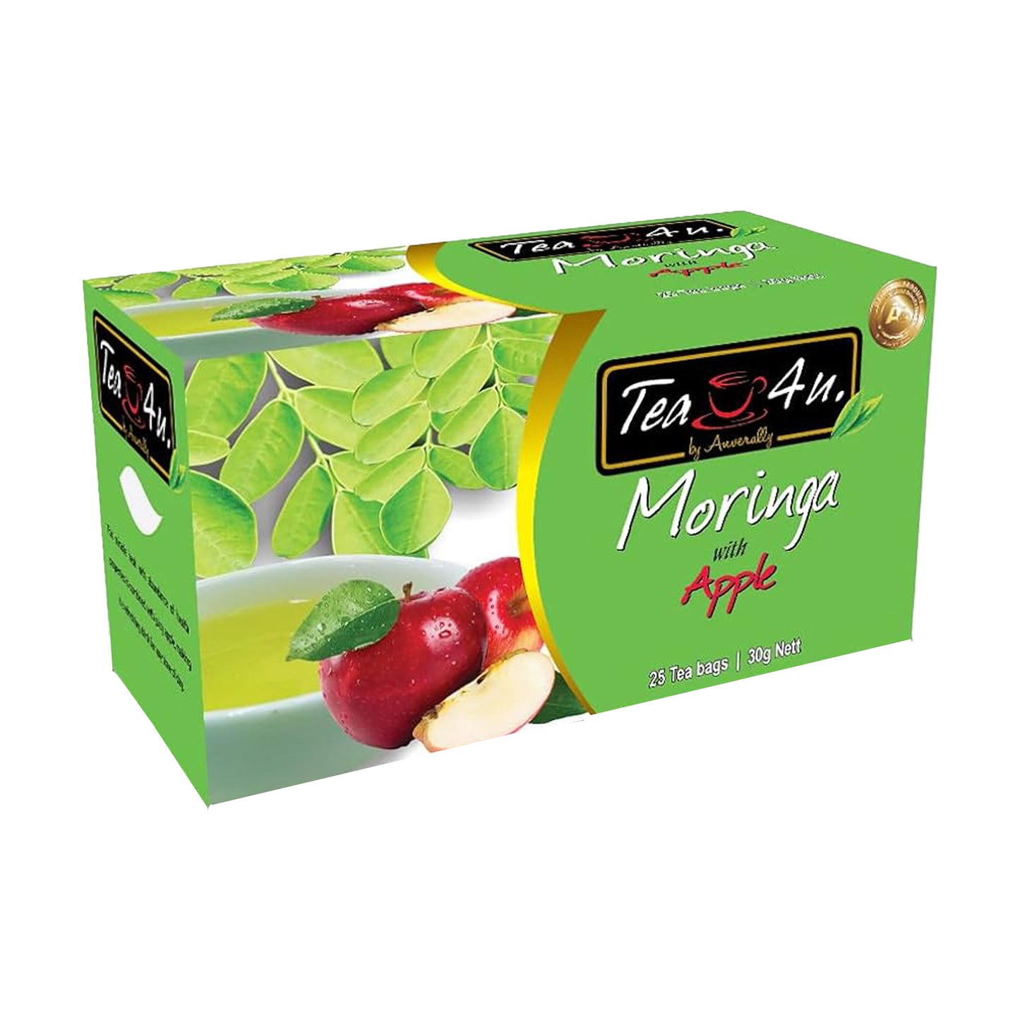 Tea4U Moringa con mela (30g) 25 bustine di tè