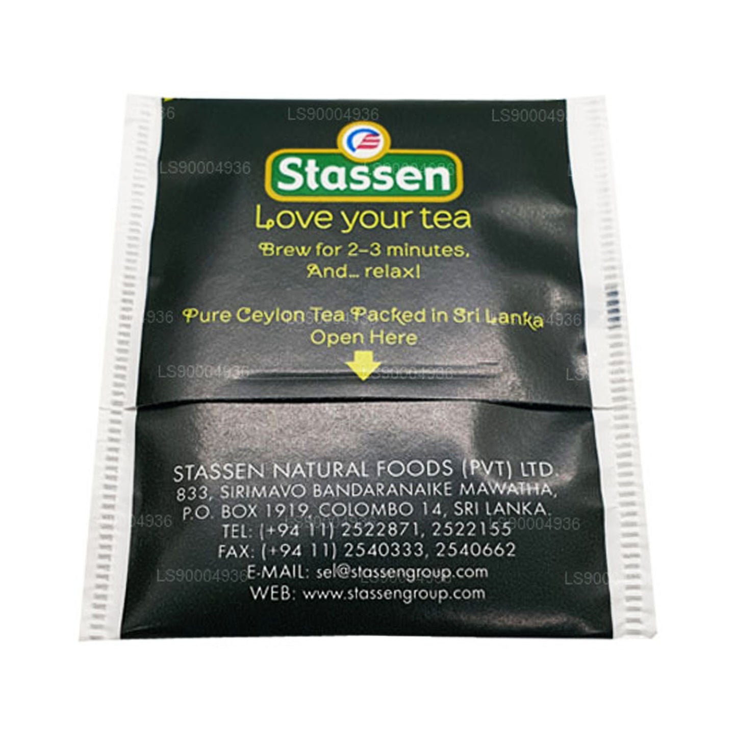 Tè verde biologico Stassen (50 g) 25 bustine di tè