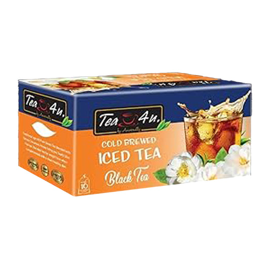 Tè nero freddo Tea4U (120 g) 10 bustine di tè