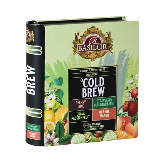 Libro da tè assortito Basilur Cold Brew (60 g) 32 bustine di tè