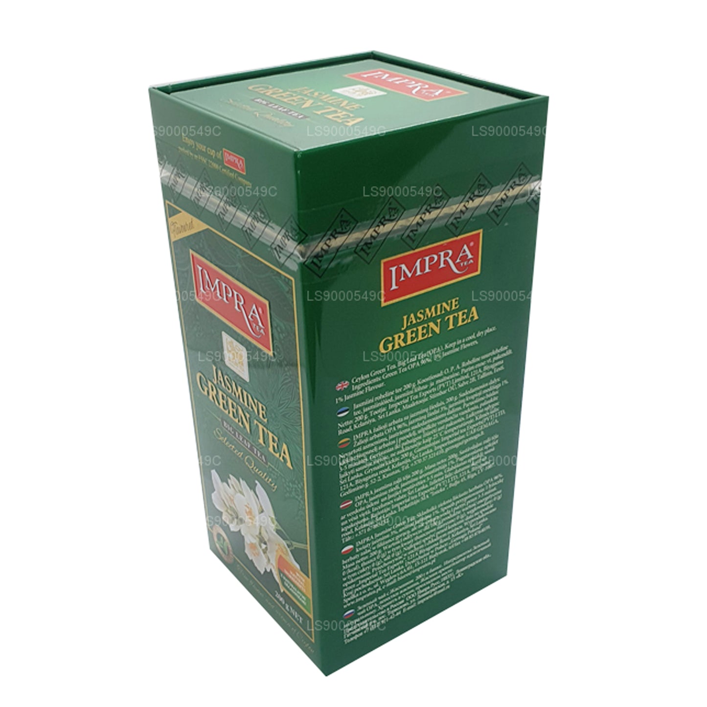 Impra Jasmine Green Tea Big Leaf (200 g), contenitore per carne