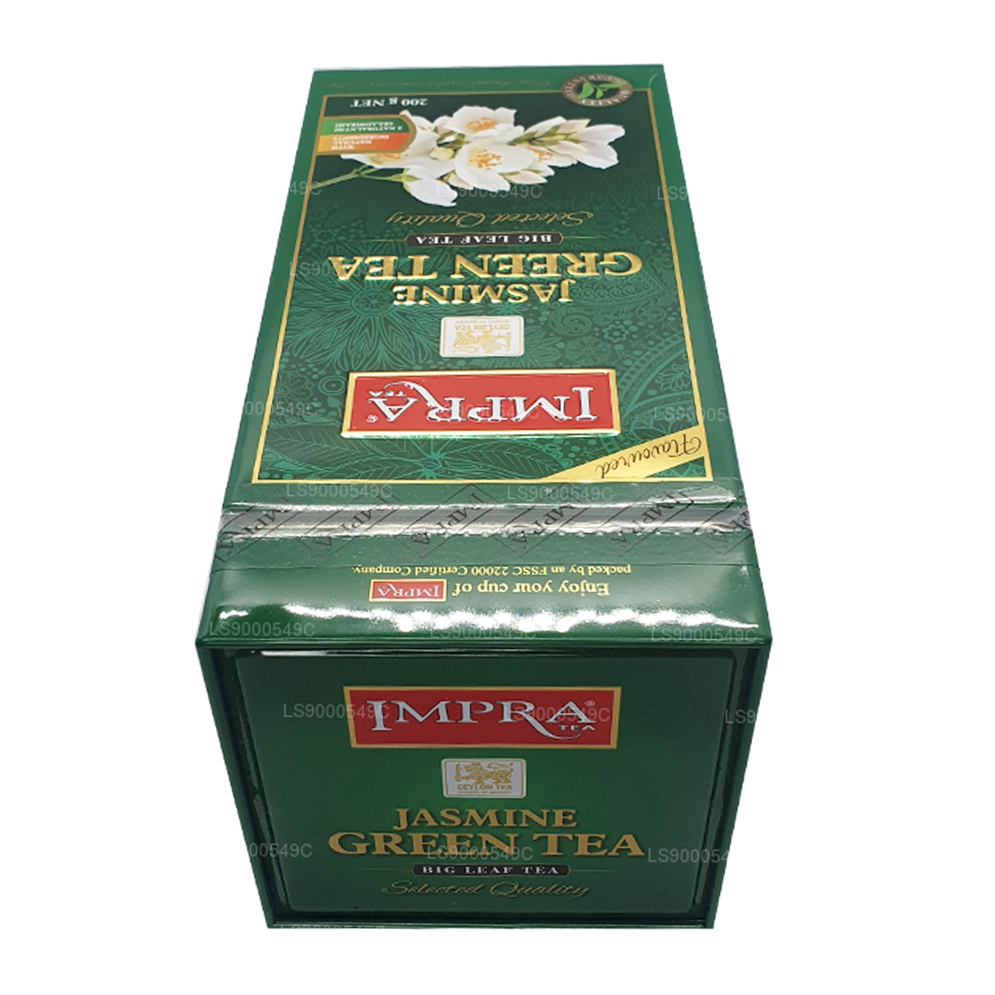 Impra Jasmine Green Tea Big Leaf (200 g), contenitore per carne