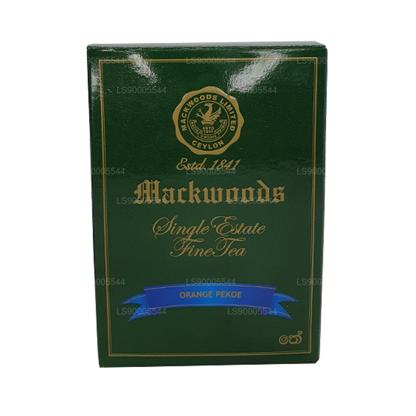 Mackwoods Single Estate, foglia sfusa, Orange Pekoe (Op) in una scatola (100 g)