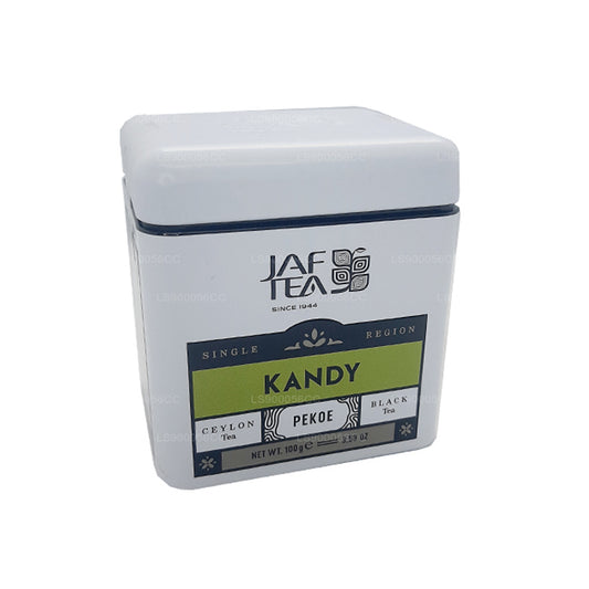 Jaf Tea Single Region Collection Kandy PEKOE (100 g) in latta