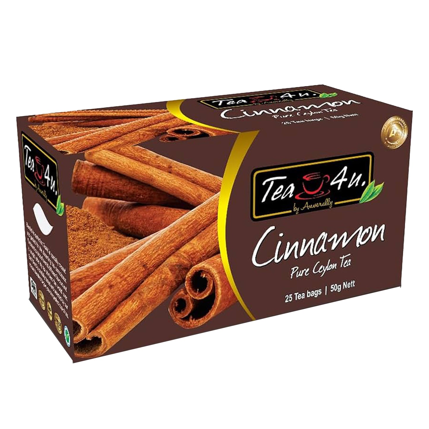 Tè alla cannella Tea4U (50g) 25 bustine di tè