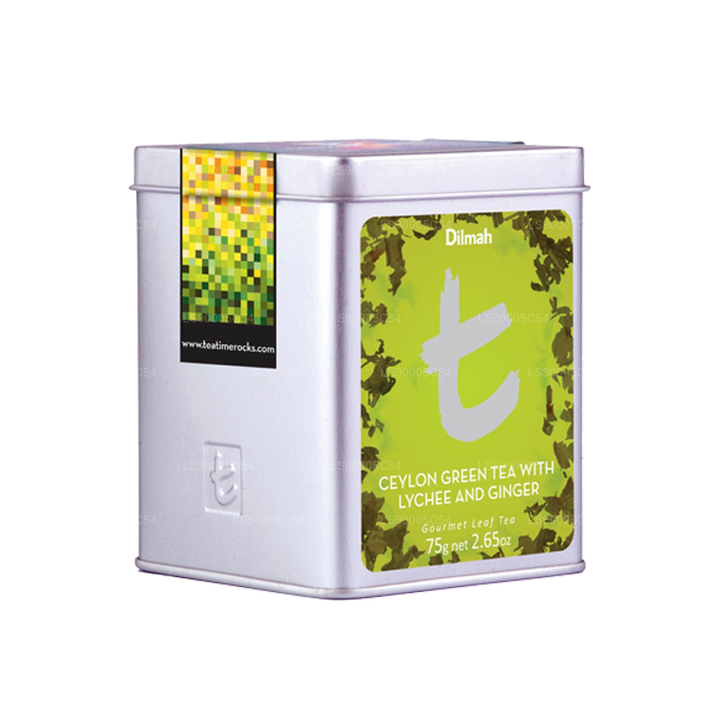 Tè verde Dilmah Ceylon con litchi e zenzero (75g)