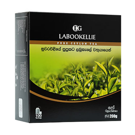 Tè nero DG Labookellie Ceylon (200 g) 100 bustine di tè