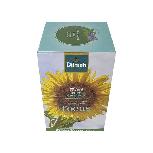 Dilmah Natural Infusion Pure Peppermint (30g) 20 bustine di tè