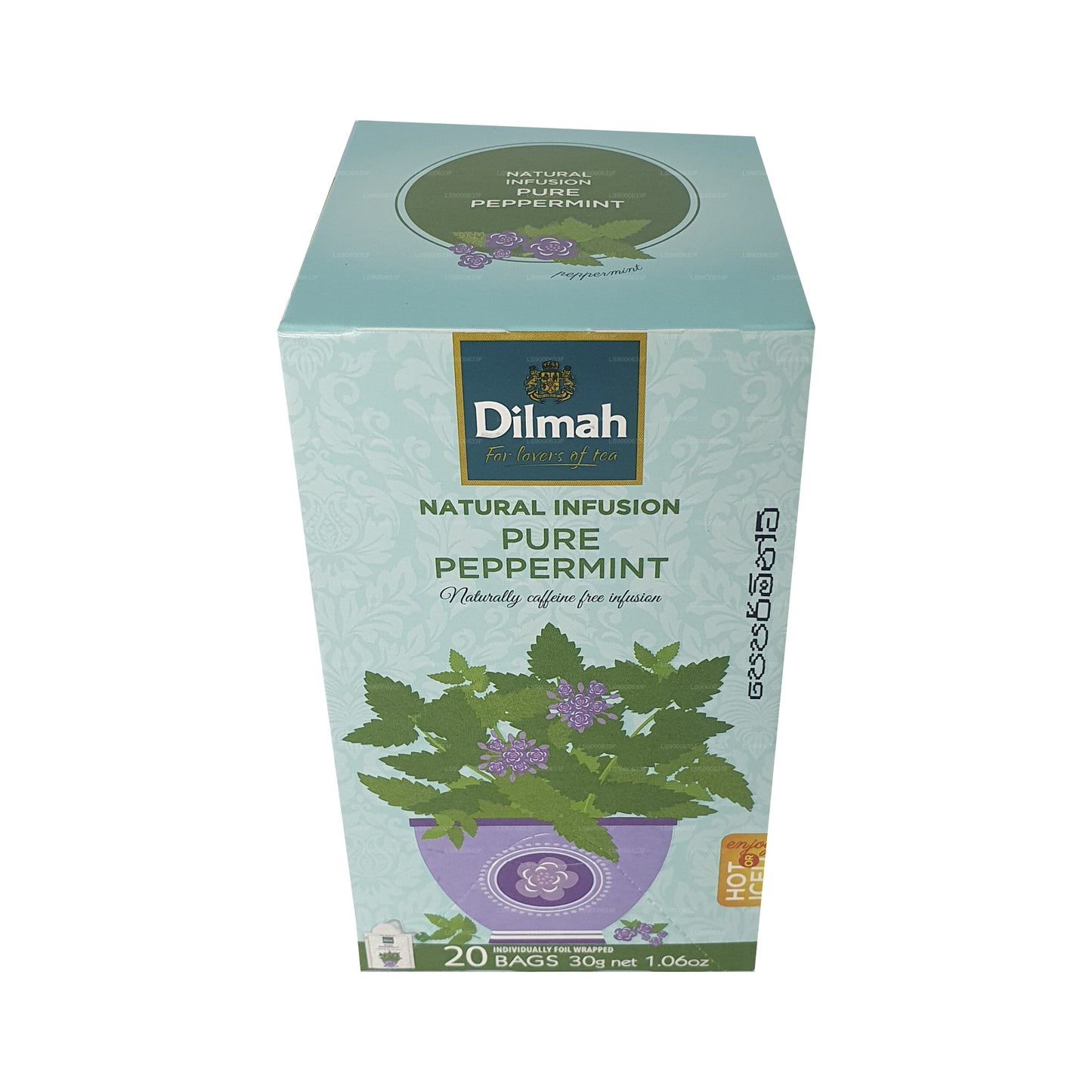 Dilmah Natural Infusion Pure Peppermint (30g) 20 bustine di tè