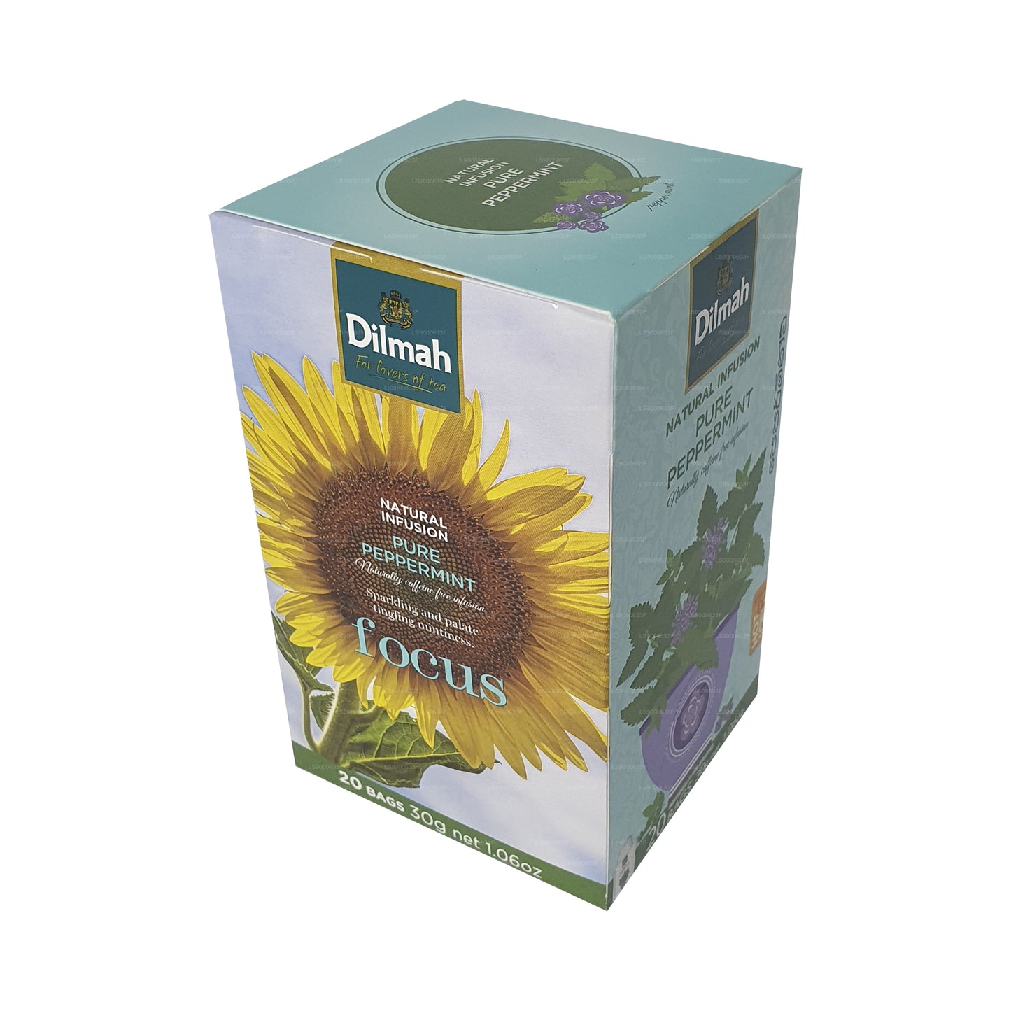 Dilmah Natural Infusion Pure Peppermint (30g) 20 bustine di tè