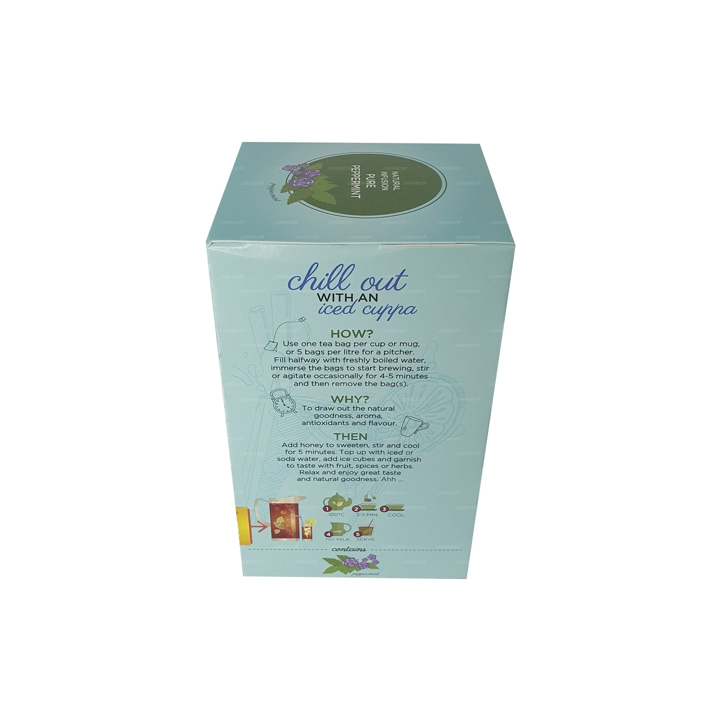 Dilmah Natural Infusion Pure Peppermint (30g) 20 bustine di tè