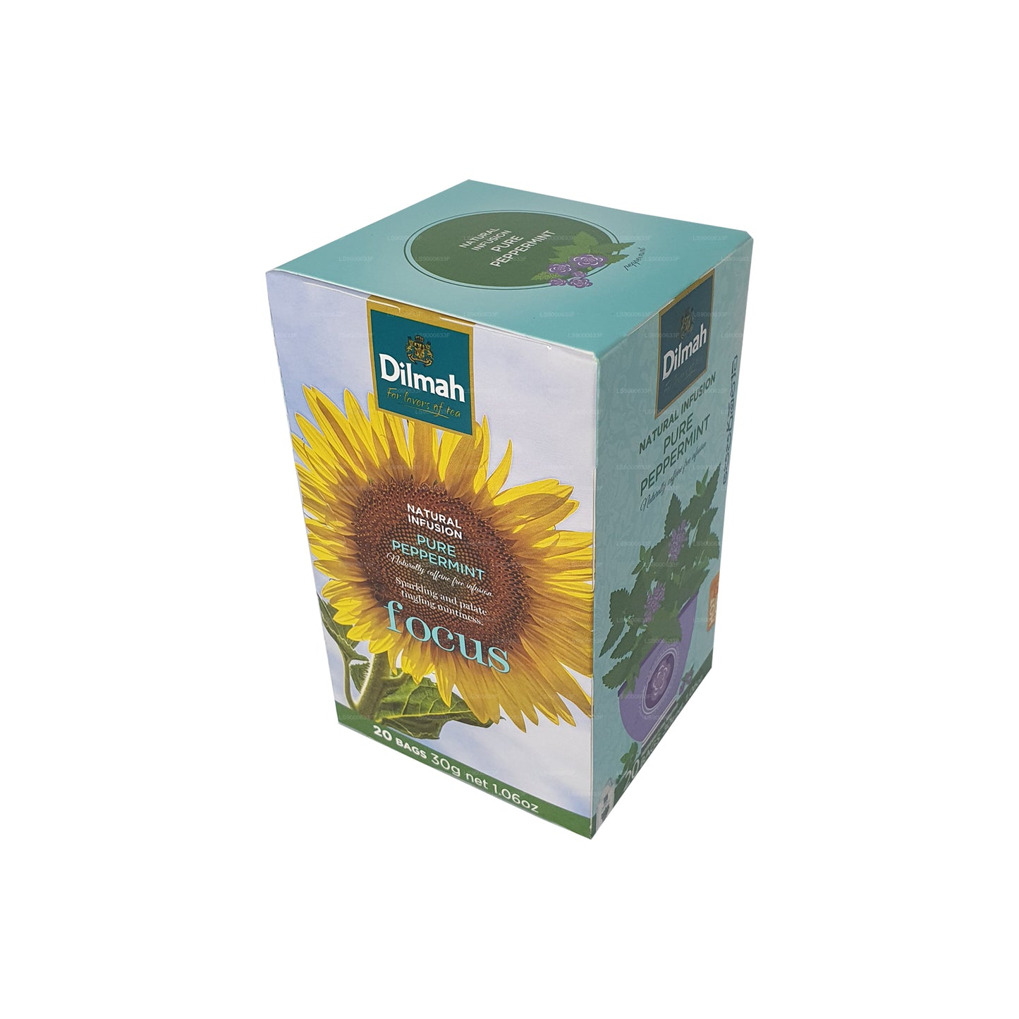 Dilmah Natural Infusion Pure Peppermint (30g) 20 bustine di tè