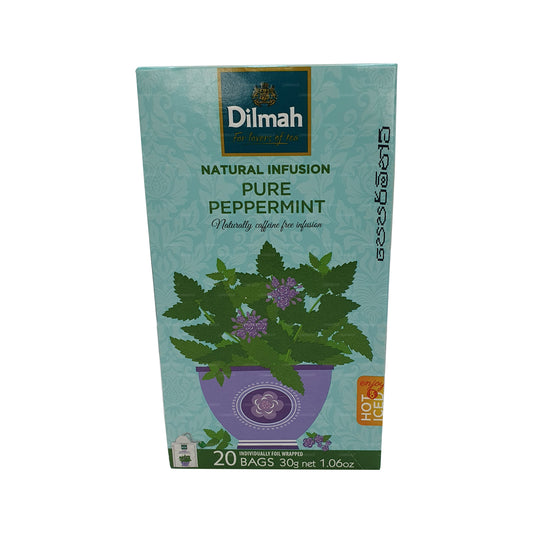 Dilmah Natural Infusion Pure Peppermint (30g) 20 bustine di tè