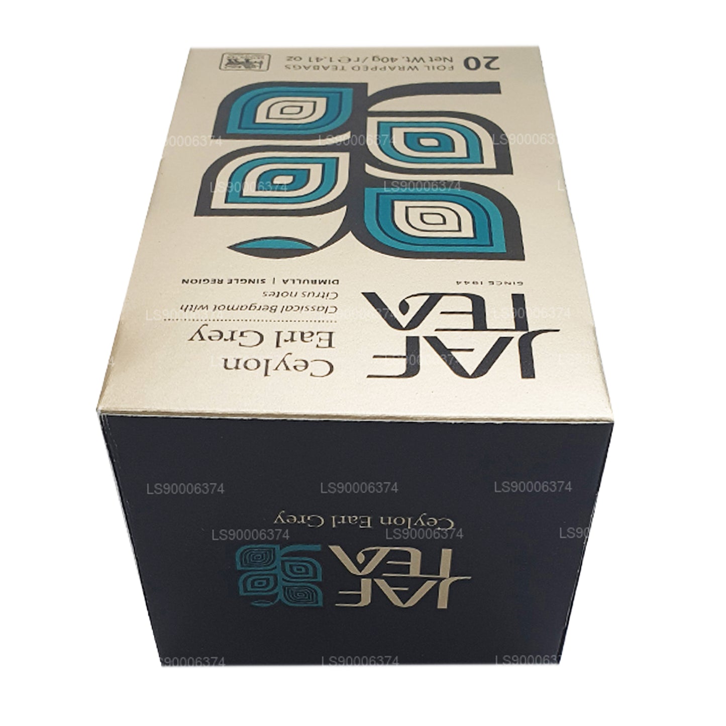 Jaf Tea Ceylon Earl Grey (40 g) 20 bustine di tè