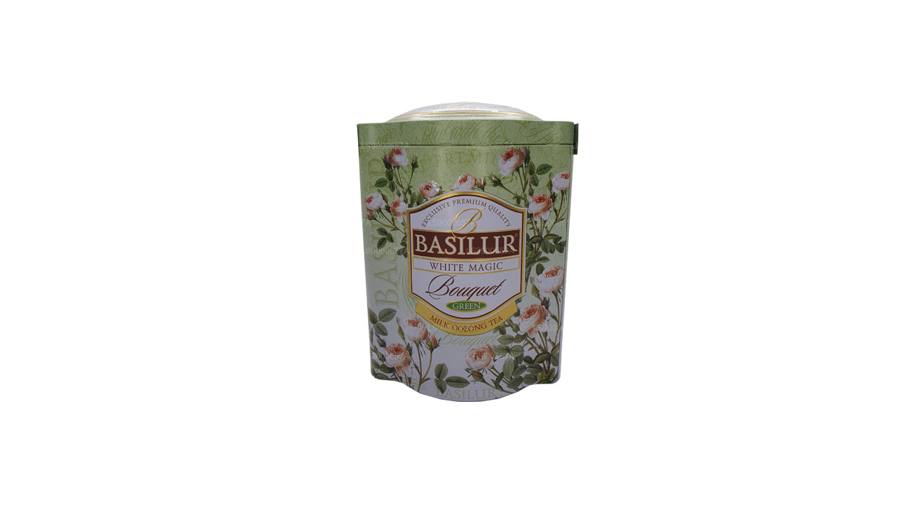 Contenitore verde Basilur White Magic Bouquet (100 g)