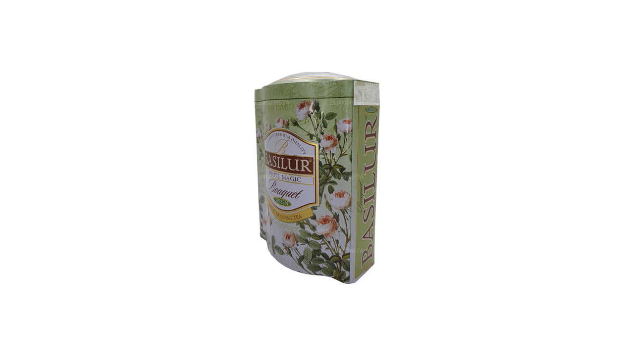 Contenitore verde Basilur White Magic Bouquet (100 g)