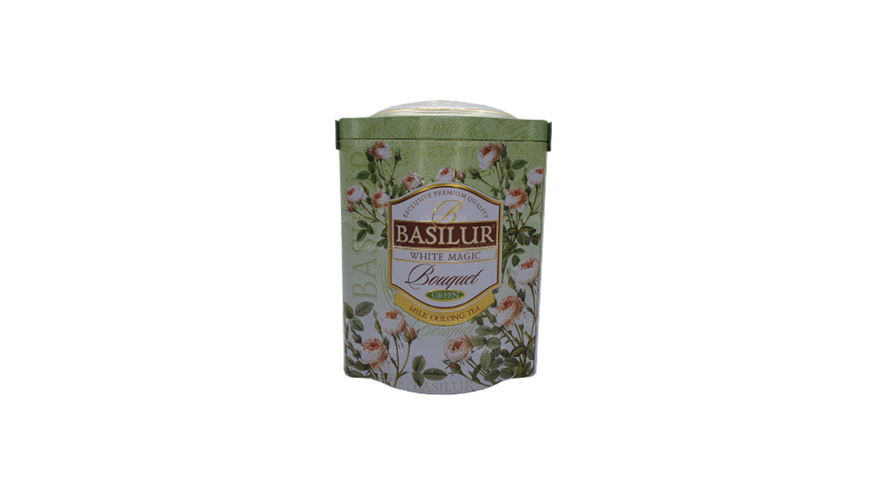 Contenitore verde Basilur White Magic Bouquet (100 g)