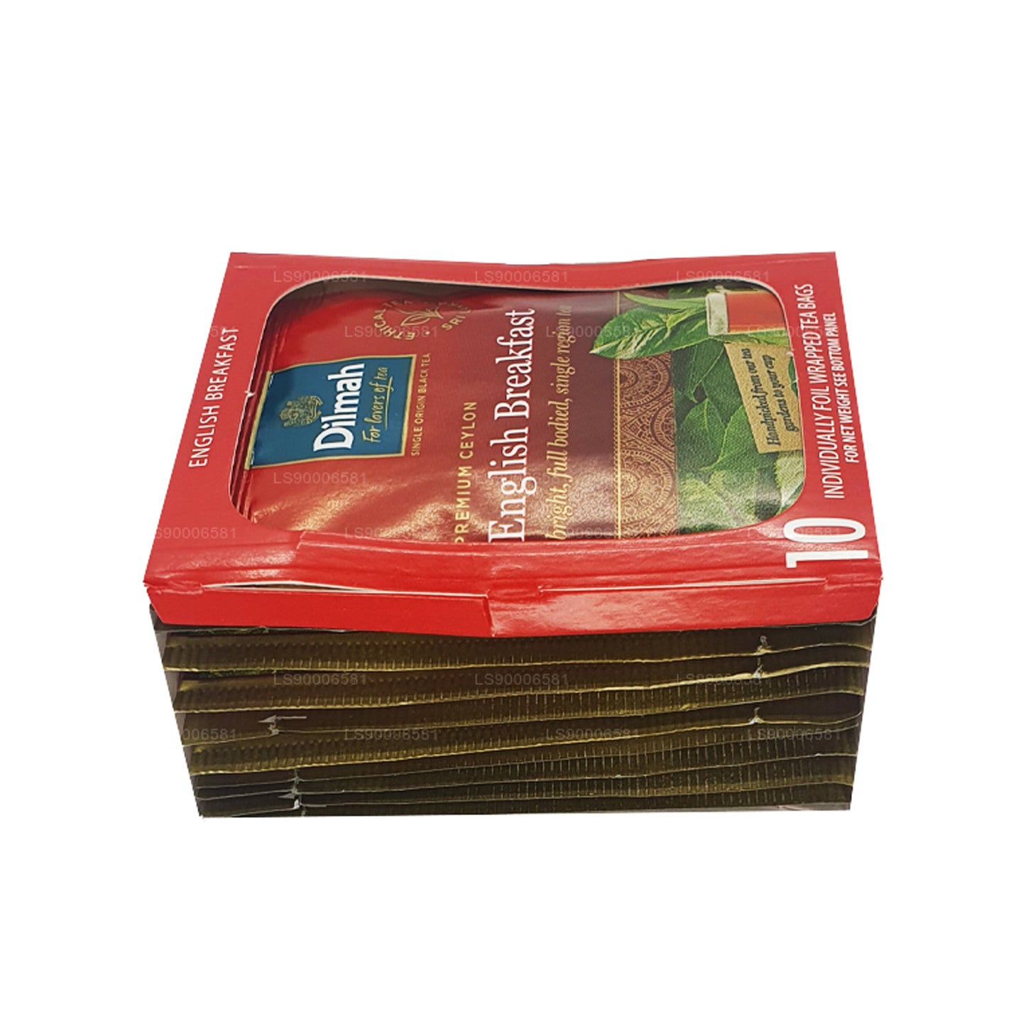 Dilmah English Breakfast Tea (20 g), 10 bustine di tè confezionate singolarmente in carta stagnola