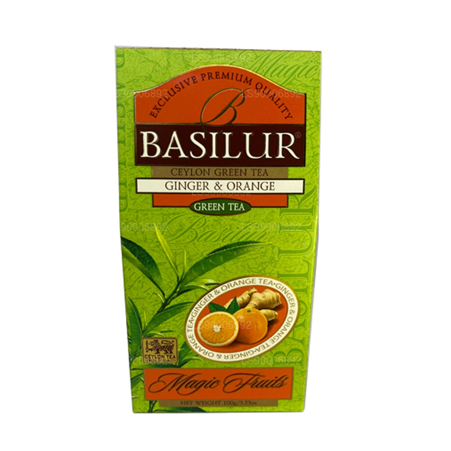 Basilur Magic Zenzero verde e arancia (100g)