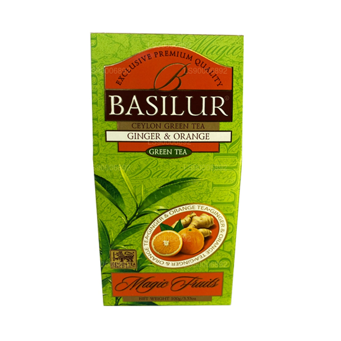 Basilur Magic Zenzero verde e arancia (100g)